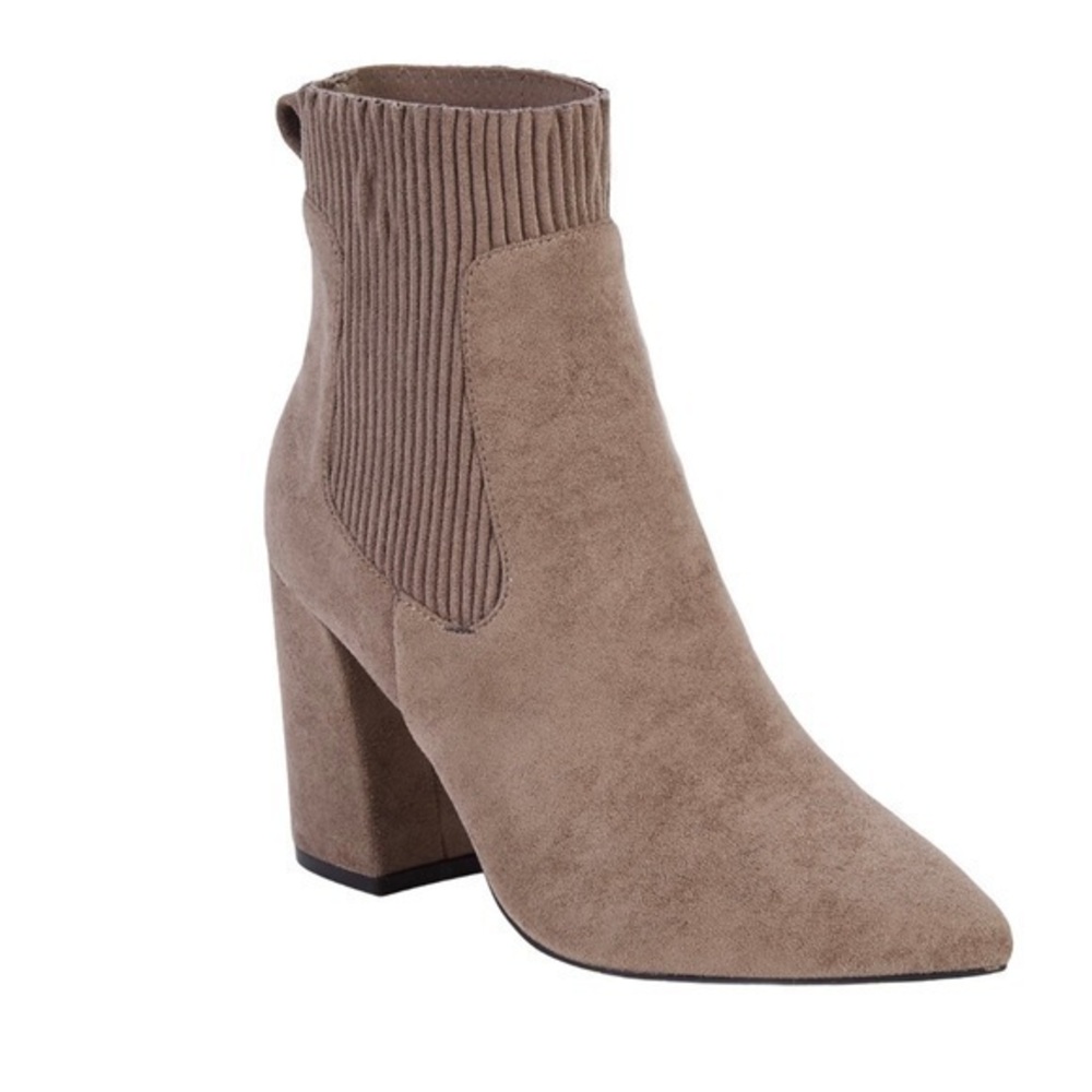 STEVEN NY Newell Point-Toe Sock Booties size 10